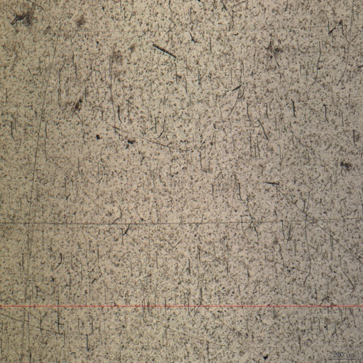 Magnified surface of a moulded sample containing 5% GW